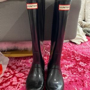 Tall Gloss Hunter Rain Boots